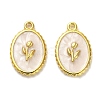 Alloy Enamel Pendants ENAM-R145-05G-1