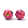 Opaque Printed Acrylic Beads X-MACR-S271-10mm-M-3