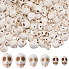 100Pcs 3 Styles Synthetic Turquoise Beads TURQ-SC0001-35-1