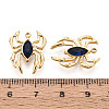 304 Stainless Steel and Rhinestone Pendants STAS-T071-05A-G-3