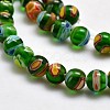 Round Millefiori Glass Beads Strands LK-P001-10-2