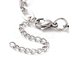 Non-Tarnish 304 Stainless Steel Cable Chain Bracelet for Men Women BJEW-E031-05B-P-3