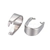 Tarnish Resistant 201 Stainless Steel Snap on Bails for Pendant Making X-STAS-K146-067-3x7mm-2