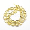 Natural Lemon Quartz Gemstone Nuggets Bead Strands G-J336-25-2