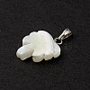 Natural Trochid Shell/Trochus Shell Pendants SSHEL-M021-10-5