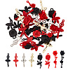 28PCS 8Style Alloy Pendants FIND-AR0004-51-1