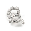 Brass Micro Pave Cubic Zirconia Pendants KK-Q097-05B-P-2