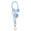 Hand-woven Flower Pendant Decorations KEYC-TAC0009-02KCG-04-1