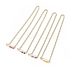 201 Stainless Steel Safety Pins Pendant Necklaces NJEW-JN03002-1