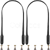 2Pcs Imitation Leather Bag Strap PURS-CL0001-08B-1