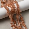 Natural Sunstone Chip Bead Strands G-M205-67-6
