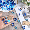 60Pcs 2 Style Silicone Pendant SIL-GF0001-42E-3