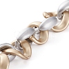 Handmade Spray Painted CCB Plastic Link Chains AJEW-JB00872-02-2