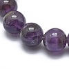 Natural Amethyst Bead Stretch Bracelets BJEW-K212-A-034-6