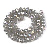 Electroplate Glass Beads Strands EGLA-A044-J8mm-B10-3