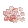 Cherry Quartz Glass Cabochons G-Q173-02C-22-1