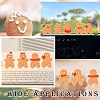 18Pcs 6 Styles Christmas Opaque Resin Cabochons RESI-CJ0004-73-7