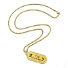 Constellation 304 Stainless Steel Micro Pave Clear Cubic Zirconia Wheat Chain Pendant Necklaces for Women Men NJEW-U007-01F-2