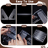 6-Tier PA Plastic Display Riser Stands for Mini Card DJEW-WH0028-002A-3