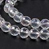 Electroplate Glass Bead Strands X-EGLA-R040-8mm-15-6