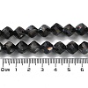 Electroplate Transparent Glass Beads Strands EGLA-I019-HR01-5