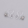 Transparent U Type Painless Prevent Allergy Resin Ear Clip X-KY-L005-02P-1