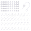 100Pcs Transparent Resin Earring Hooks RESI-CA0001-49-1