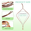 3Pcs Faux Suede Macrame Pouch  Pendant Necklaces NJEW-TAC0051-01-3
