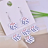 Spray Painted Alloy Pendants ENAM-I052-01-2