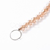 Crystal Teardrop Beaded Wall Hanging Decoration Pendant Decoration HJEW-G019-01A-4