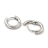 Brass Hoop Earrings EJEW-L211-003P-2
