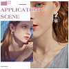 60Pcs 3 Colors Resin Clip-on Earring Findings FIND-PH0026-54-5