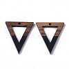 Resin & Walnut Wood Pendants RESI-S358-56D-2