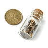 Transparent Glass Wishing Bottle Decoration AJEW-JD00011-06-3