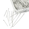 400Pcs 4 Styles 304 Stainless Steel Flat Head Pins STAS-YW0001-72-2