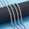 Tarnish Resistant 304 Stainless Steel Cable Chains CHS-P007-27P-03-5