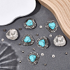 8 Bags Alloy Decorative Rivets BUTT-CP0001-21-4