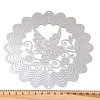 201 Stainless Steel 3D Rotating Hanging Wind Spinner STAS-B122-01P-07-3