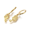 Brass Clear Cubic Zirconia Hoop Earrings EJEW-M045-01Q-2