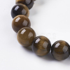 Natural Tiger Eye Beads Strands G-G099-8mm-5-3