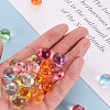 1-Hole Transparent Acrylic Buttons TACR-S154-50B-5
