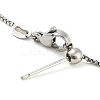 Non-Tarnish 304 Stainless Steel Add a Bead Adjustable Box Chains Bracelets for Women BJEW-M307-01A-P-3