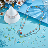 120G 15 Styles Glass Bugle Beads SEED-PH0002-60A-2