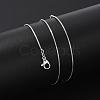 Brass Box Chain Necklaces for Women NJEW-D302-41P-2