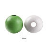 160Pcs 4 Colors Farmhouse Country and Rustic Style Painted Natural Wood Beads WOOD-LS0001-01K-3