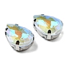 Mocha Fluorescent(MI) Teardrop Sew on Rhinestone GGLA-R043-02B-P01-3