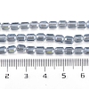 Electroplate Glass Beads Strands EGLA-D031-01-03-5