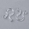 Plastic Clip-on Earring Findings KY-K012-01-2