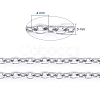 Tarnish Resistant 304 Stainless Steel Cable Chains CHS-K002-02-3mm-3
