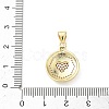 Valentine's Day Brass Micro Pave Colorful Cubic Zirconia Pendants KK-L273-01G-03-3
